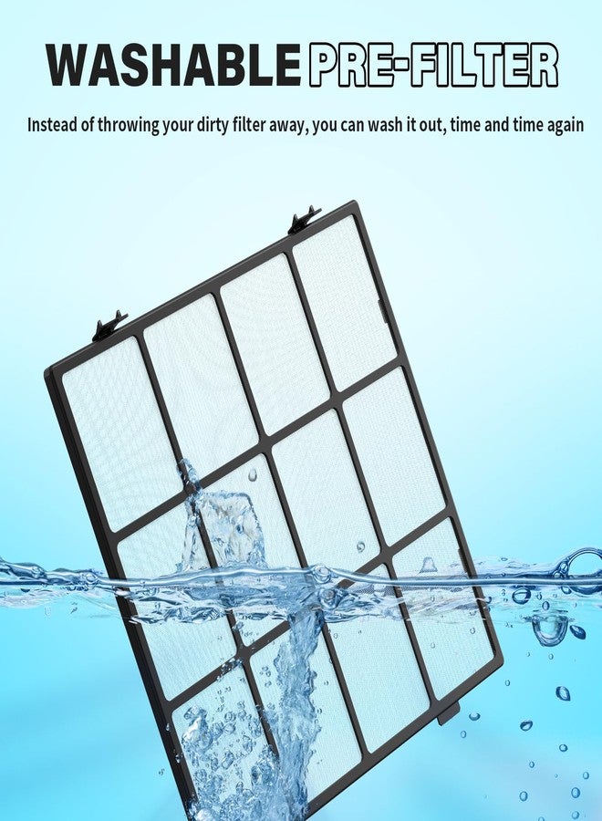 FMDZFL AP-1512HH Washable Pre-filter Set for Coway Airmega AP-1512HH and Airmega 200M Purifier, Includes 2 Washable Pre-filter and 4 Odor Eliminator Carbon Pre Filter - Image 2